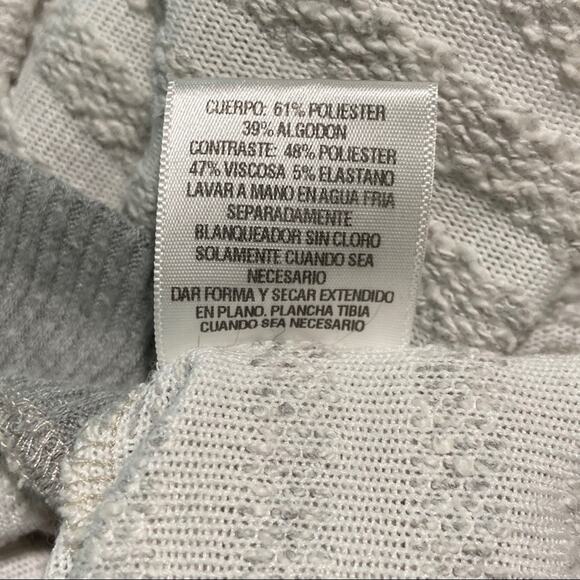 Maison Jules White & Gray Striped Cardigan Size Large - Picture 8 of 8